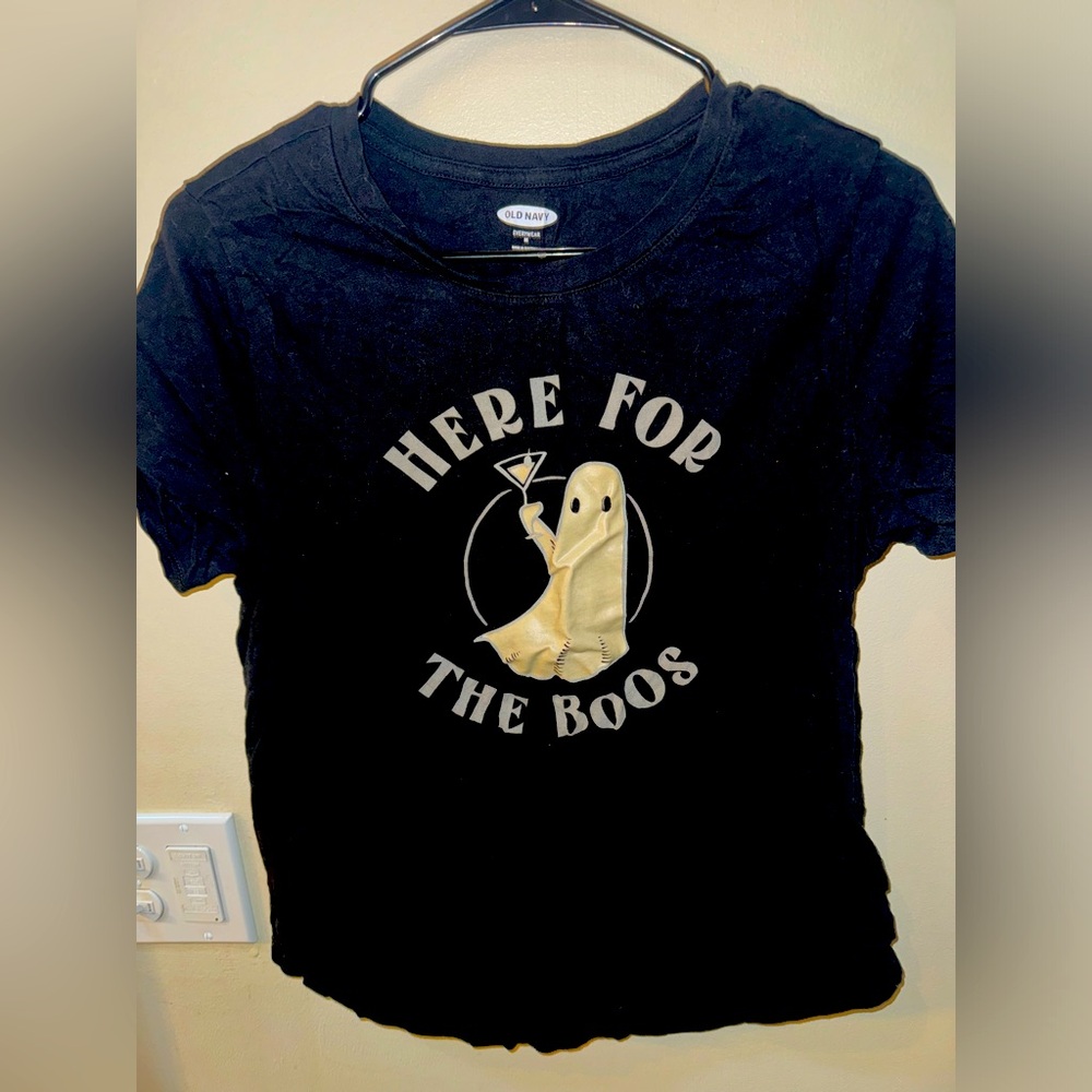 “Here for the Boos” Halloween Novelty Tee